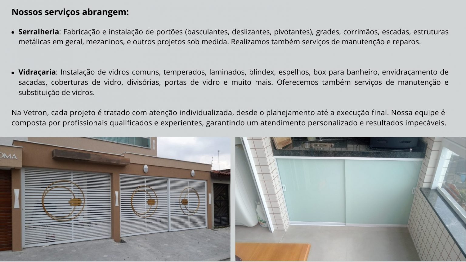 Vetron - Vidros & Alumínio para construtoras — imagem 12