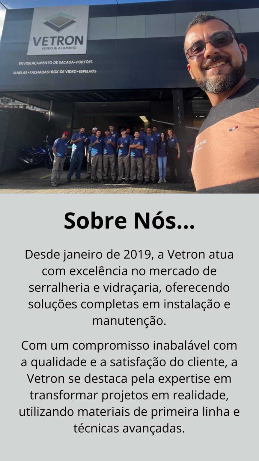 Vetron - Vidros & Alumínio para construtoras — imagem 2