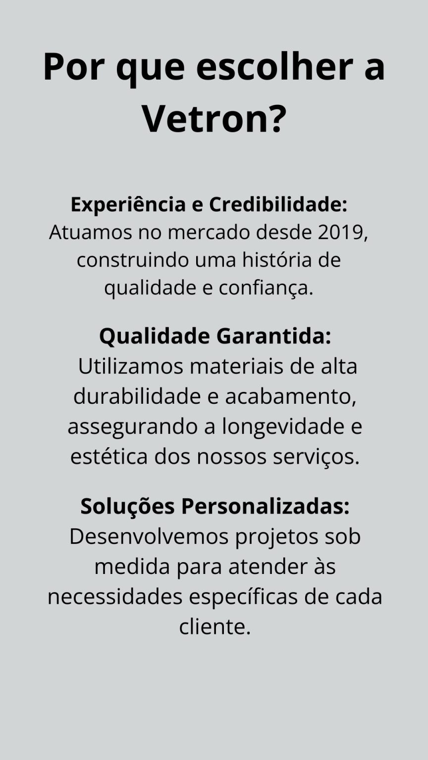 Vetron - Vidros & Alumínio para construtoras — imagem 6